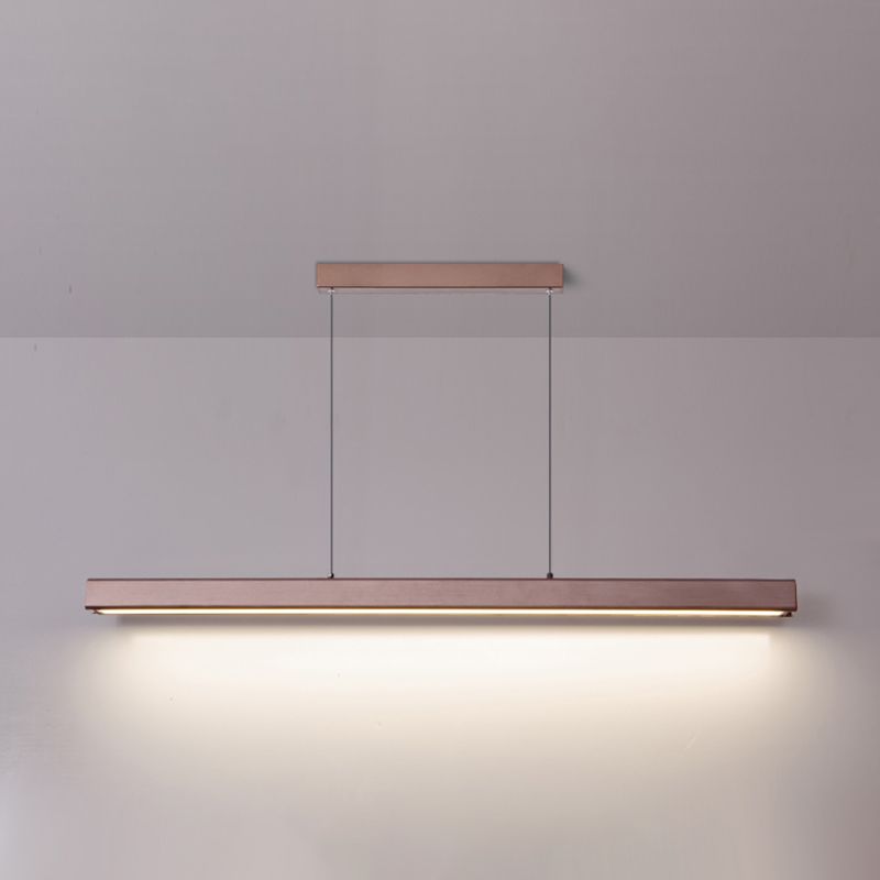 Nordic Simple Modern Characteristic Style LED Hanging Island Pendant Light for Dining Room Office