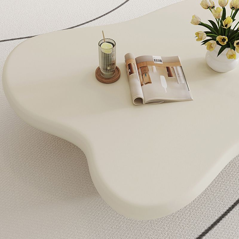 Solid Wood 4 Legs Coffee Table Modern Minimalist Coffee Table
