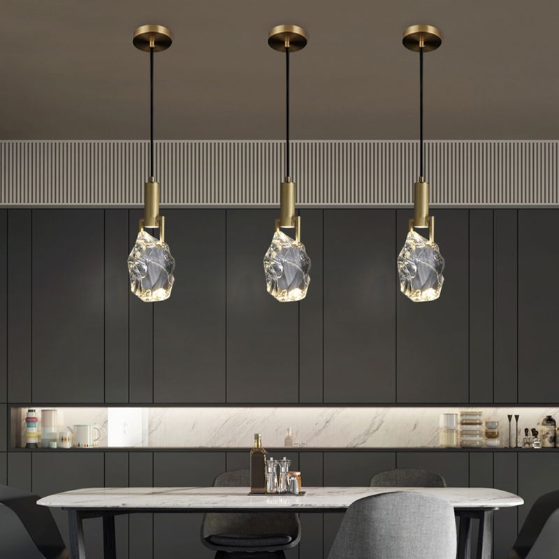 Modern Style Hanging Light Crystal Pendent Lighting Fixture for Living Room