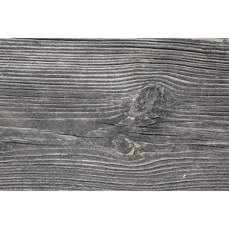 Wood Texture Wall Mural Industrial Style Mildew Resistant for Dining Room