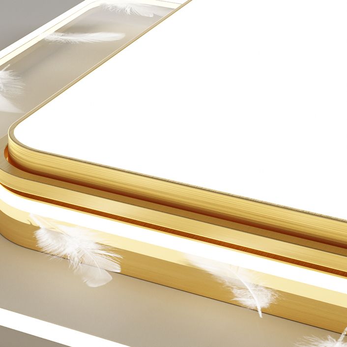 3 Light Ceiling Lamp Modern Style Metal Ceiling Lighting for Living Room