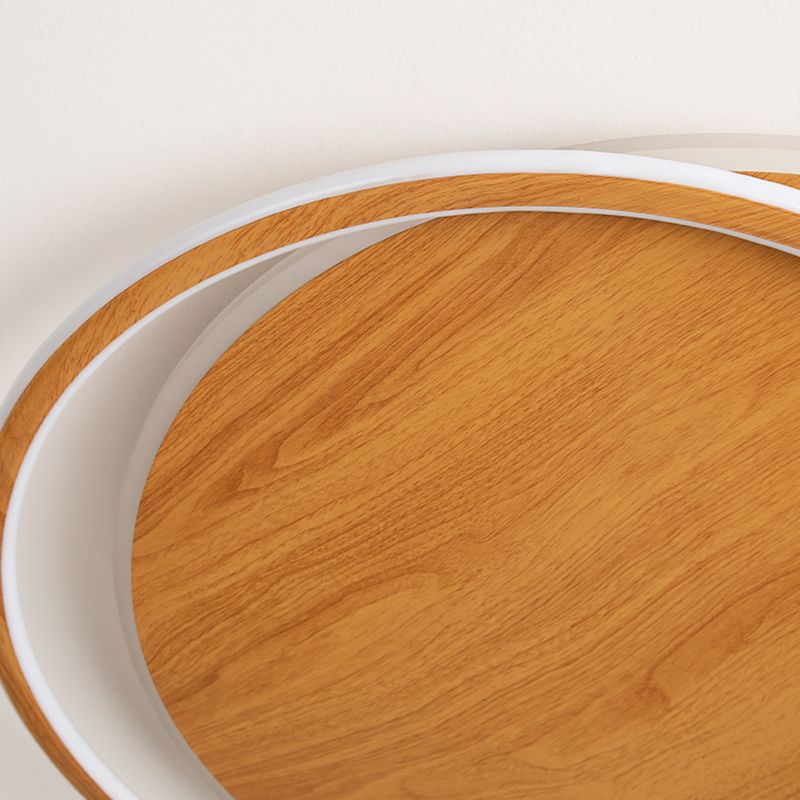 Plafonniers encastrés en bois de simplicité, éclairage encastré à LED pour chambre à coucher