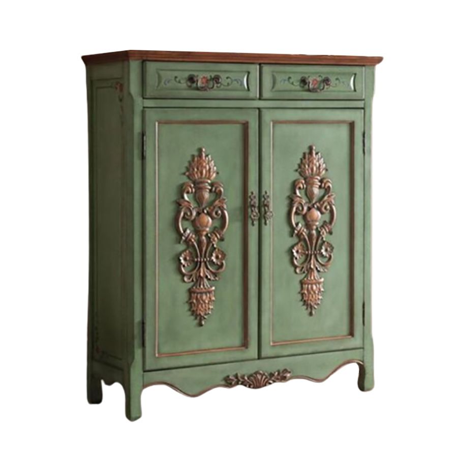 Industrial Rectangle Storage Cabinet with Doors and Drawers Cabinet