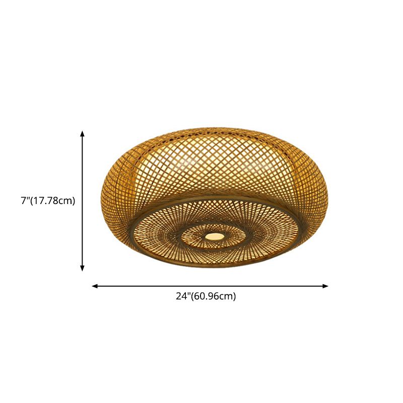 Éclairage de magasin de restaurant de luminaire de plafond encastré en bambou