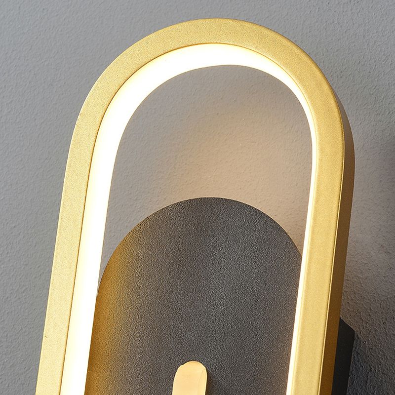 1 Light Geometric Wall Sconce Lights Modern Metal Wall Mounted Light Fixture