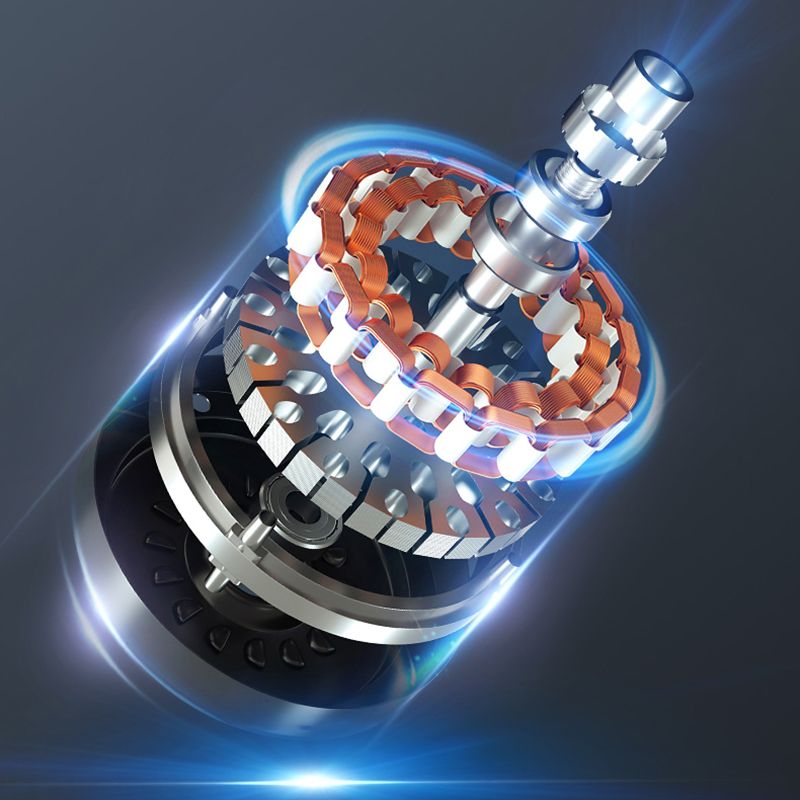 Ventilador de techo LED conciso moderno Ligera de hierro lacado con ventiladores de techo circular con sombra acrílica