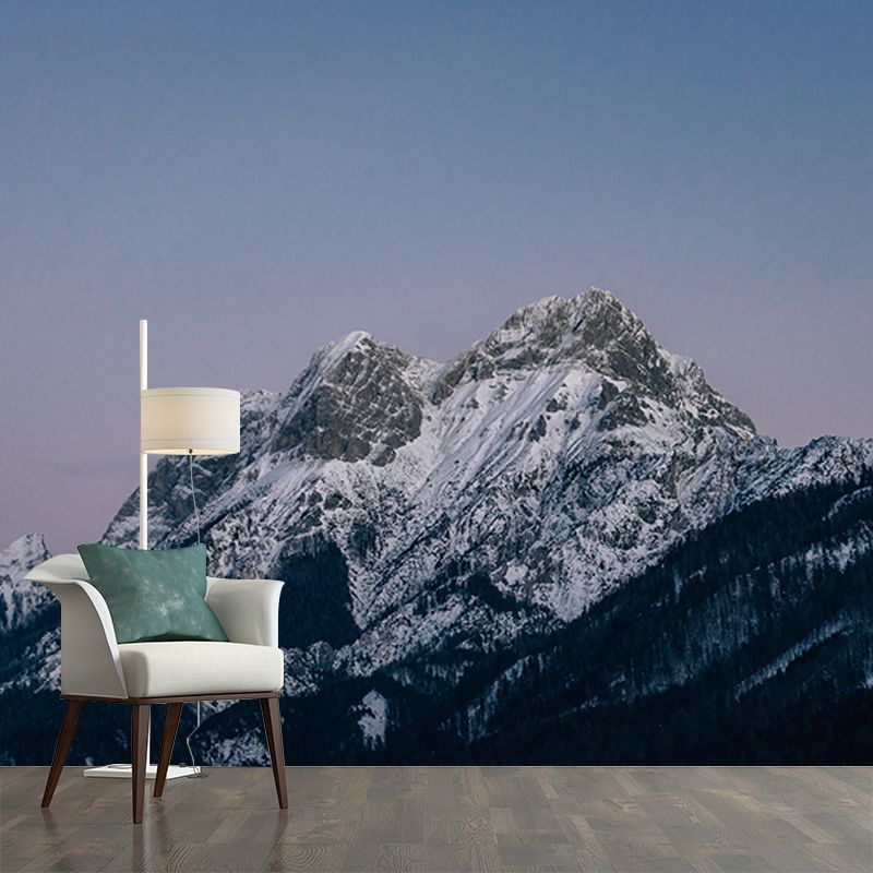 Vivid Resistant Mural Wallpaper Mountain Landscapes Pattern for Home Decor