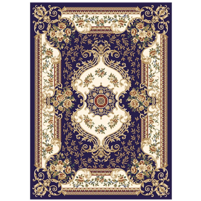 Yellow Modern Rug Blending Graphic Rug Non-Slip Backing Rug for Living Room