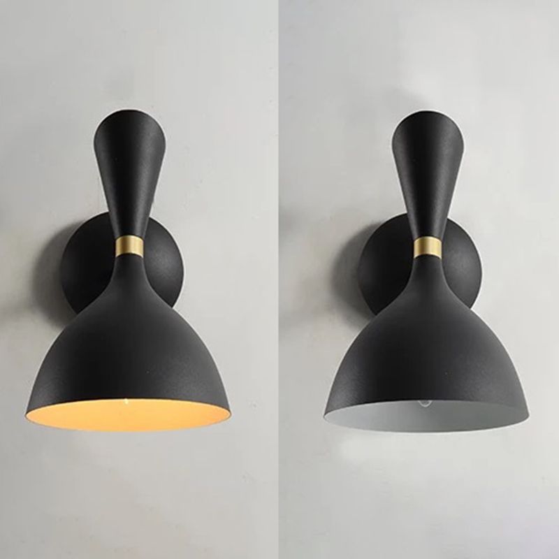 Estilo posmoderno Simplicidad metálica Simplicidad de pared de 11.8 pulgadas Altura Aliñada de iluminación de luz individual con brazo ajustable