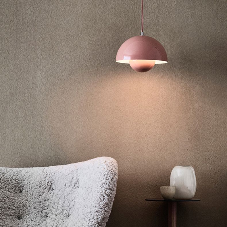 Macaron Creative Drop Lamp Metal 1-Light Dining Room Hanging Lightture