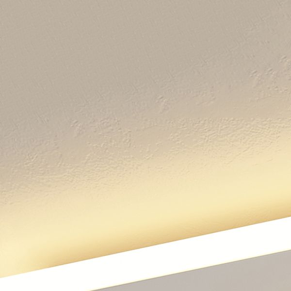 2 Light Square Ceiling Lamp Modern Style Metal Ceiling Lighting for Living Room