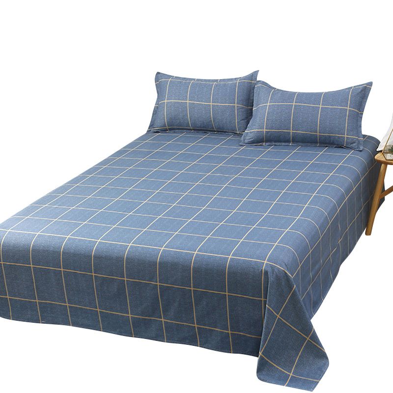 Twill Printed Bed Sheet Fade Resistant Breathable Polyester Sheet