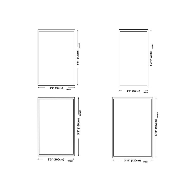 European Ethnic Style Rug Living Room Carpet Polyester Washable Area Rug