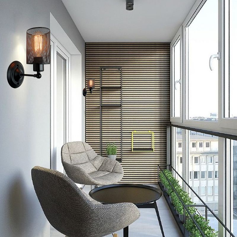 1 Light Wall Mount Light Fixture Industrial Wall Mounted Lighting for Living Room
