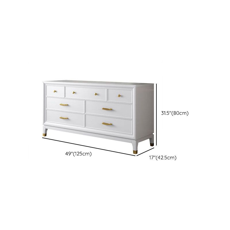 17.55-inch W Classic Glam Storage Chest Solid Wood Dresser with 5/7/9 Drawers