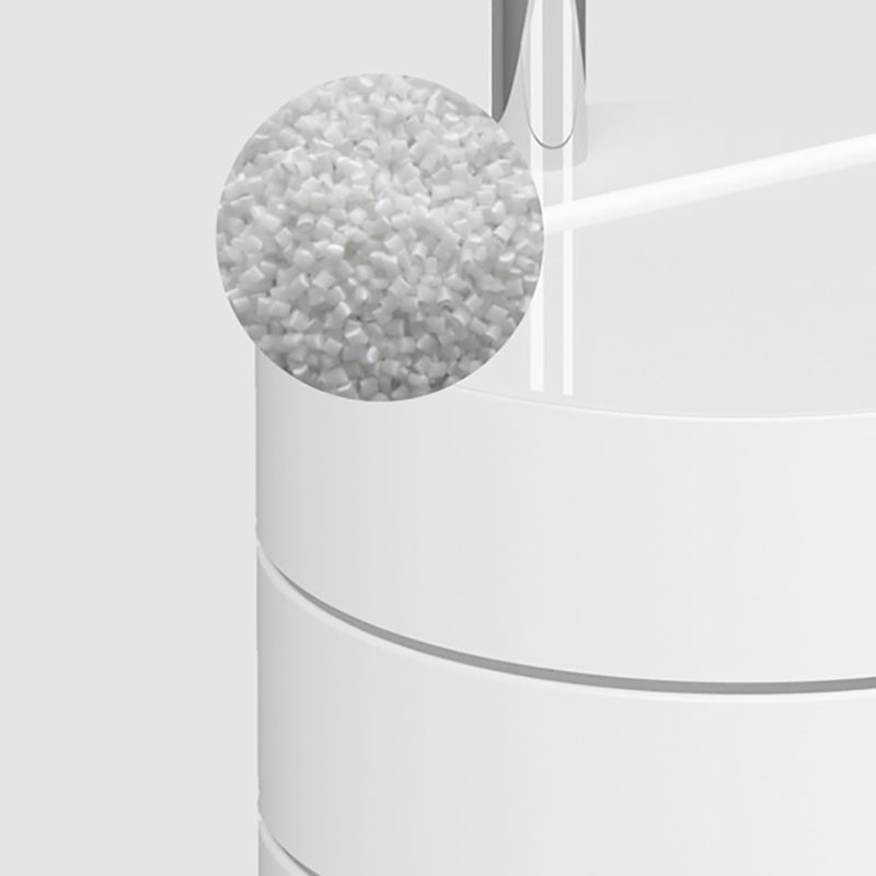 Modern Acrylic Nightstand Multi-level Storage Accent Table Nightstand for Living Room