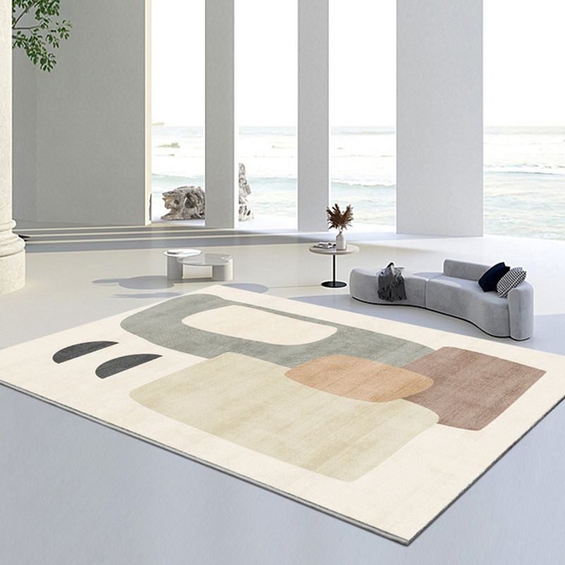Nordic Style Rug Polyester Non-Slip Area Rug for Home Decoration