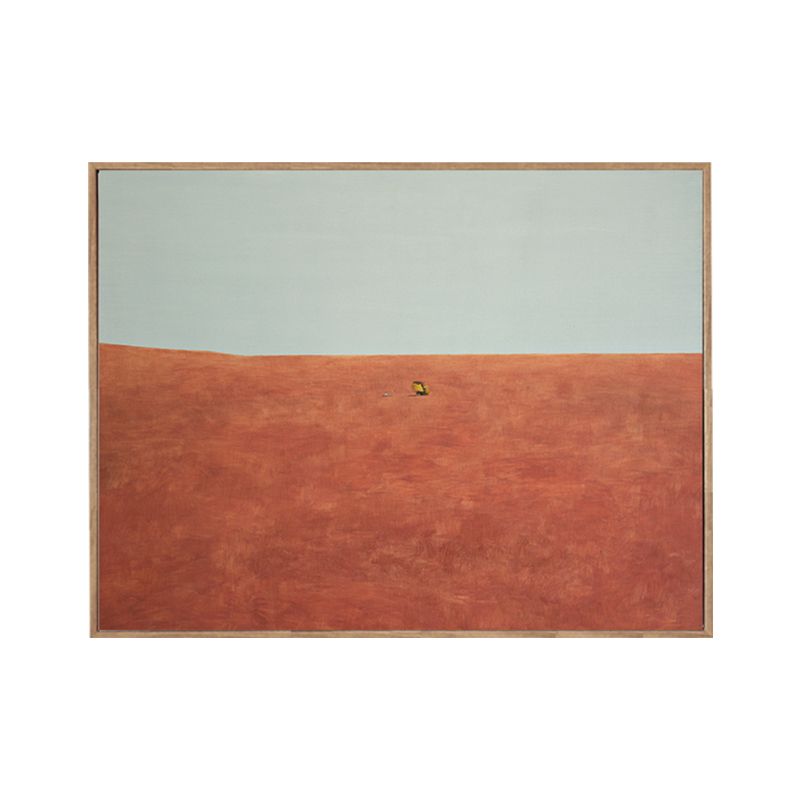 Pastel Color Scenery Wall Art Textured Nordic Sitting Room Canvas Print, Multiple Sizes