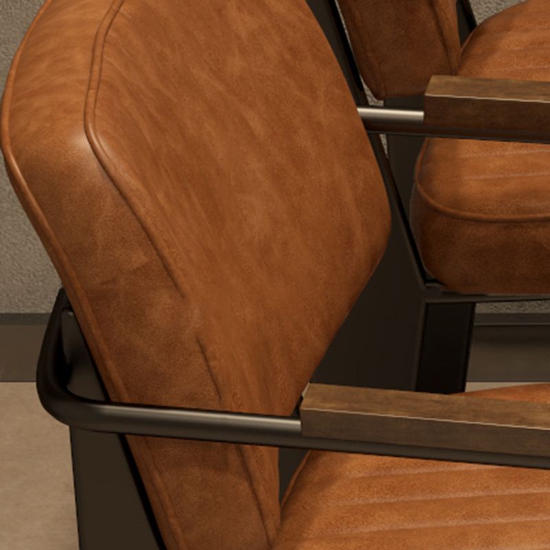 Industrial 1/2/5 Pieces Furniture Solid Wood Rectangle Dining Room Furniture Set in Brown