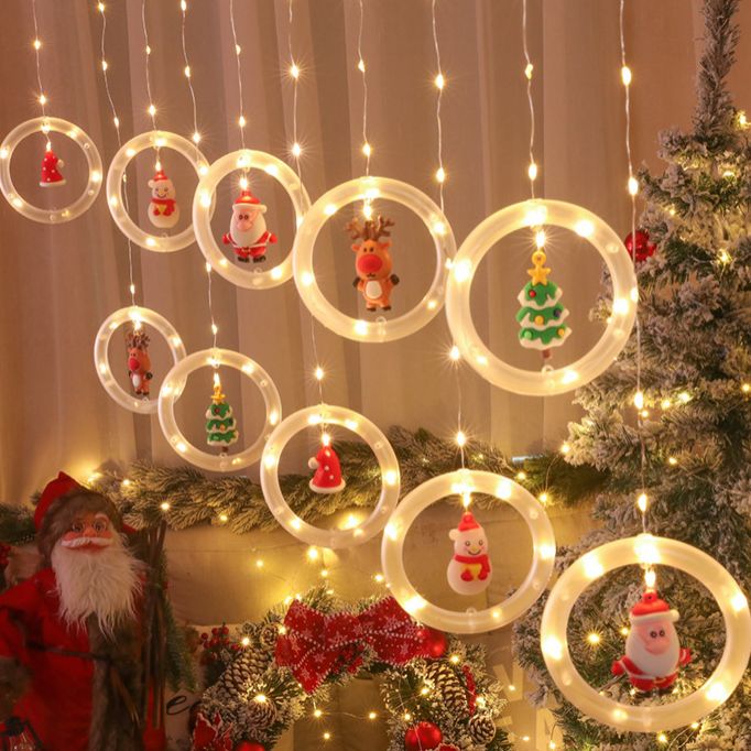 Cartoon LED Rope Light Modern Circle Decorative Lights for Shop Window