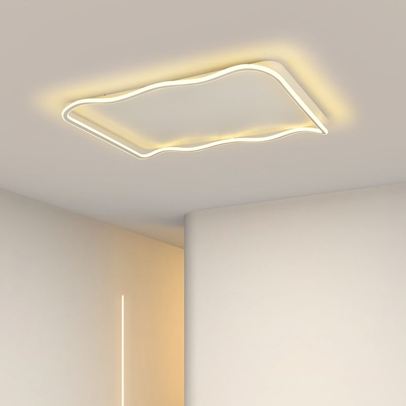 1-Licht geometrische moderne Flush-Leuchte LED Metall Deckenleuchte für Schlafzimmer