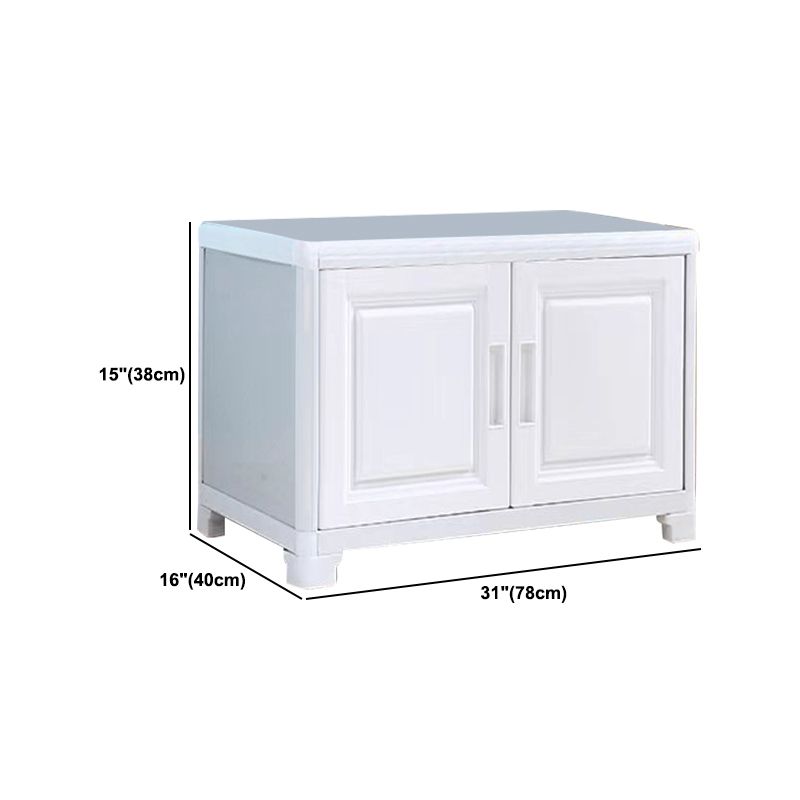 Contemporary Style Bedroom Cabinet Plastic Non-Hanging Storage Cabinet