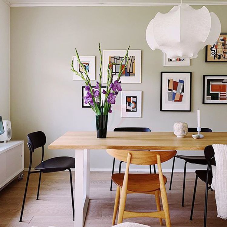 Silkworm irrégulier Creative Hanging Light 1-Light Contemporary Simplicity Style Dining Room Pendant Lampe en blanc