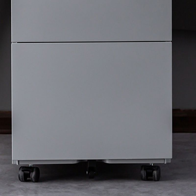 Modern Metal Cabinet Locking Drawers File Cabinet with Castors