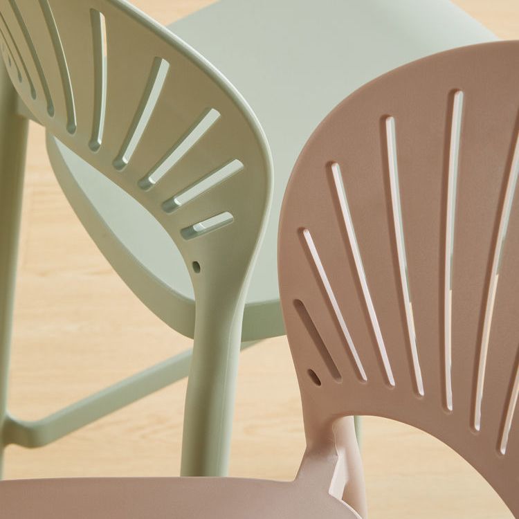 Modern Bar-stool Plastic Counter Bar Stool with Plastic Legs for Kitchen