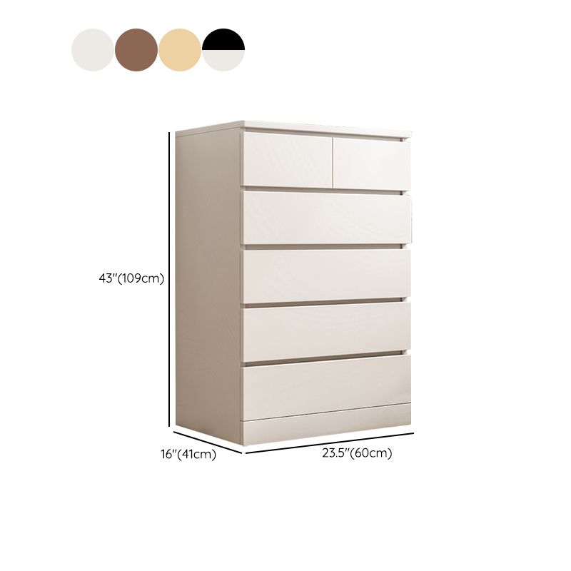 Vertical Storage Chest Dresser Modern Storage Chest with Drawers