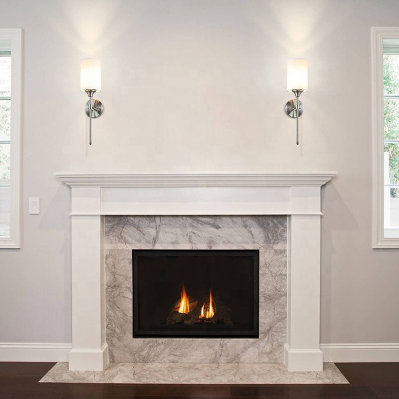 Simple Geometric Wall Lamps Fabric Wall Light Fixtures for Bedroom