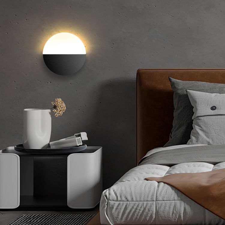Modern Nordic LED Circle a parete Montata a parete Light Acrilic Wall Lamp per corridoio