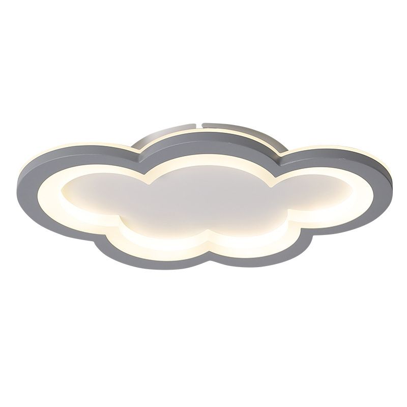 Joli plafonnier LED à motif de nuage, plafonnier pour chambre d'enfant