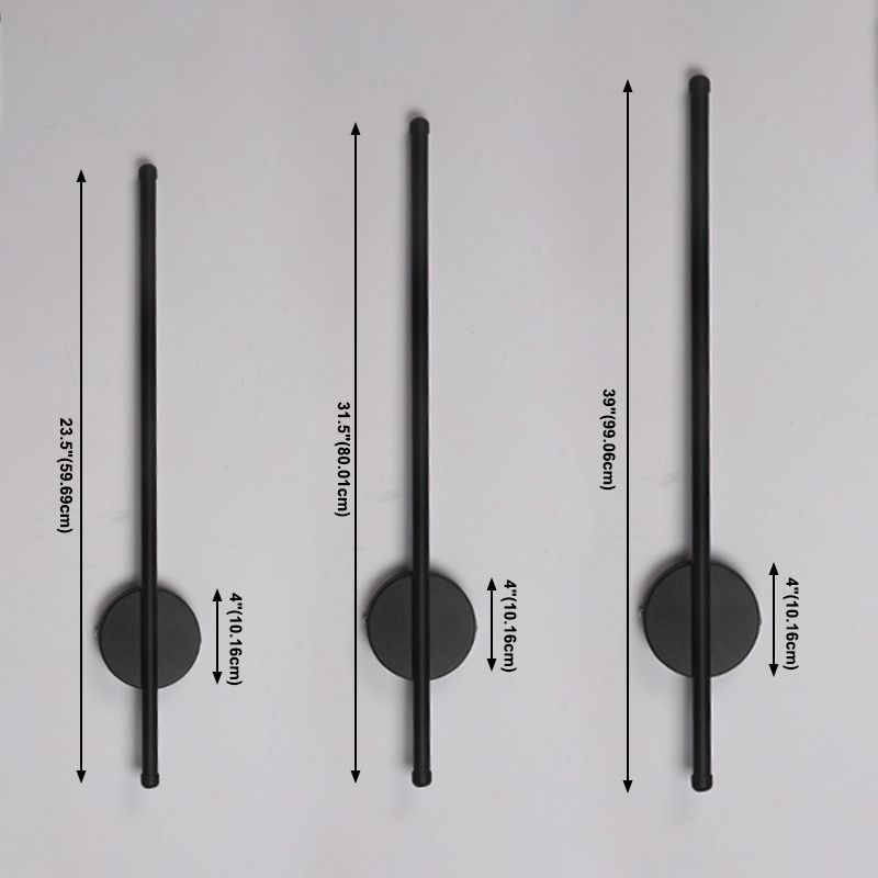 Lineare Form Metall Wandleuchten moderner Stil 2 Leuchten Wandmontageleuchte