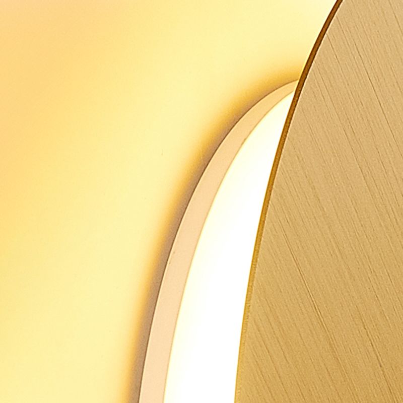 Circle Sconce Light Fixture Modern Style LED Metal Wall Sconce Lighting