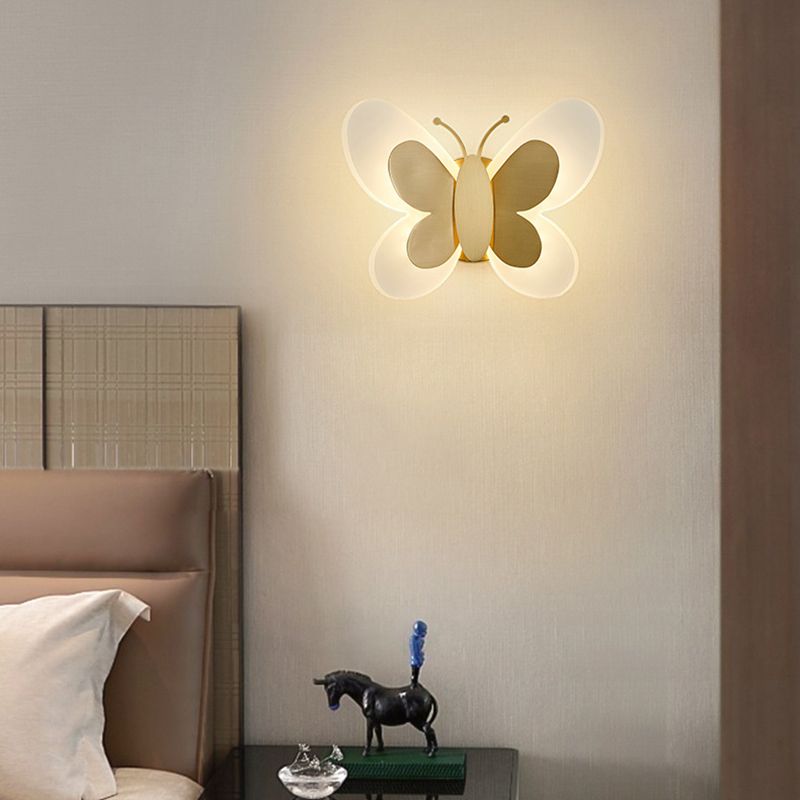 1-Light Geometric Wall Sconce Light Modern Metal Wall Sconce Lighting