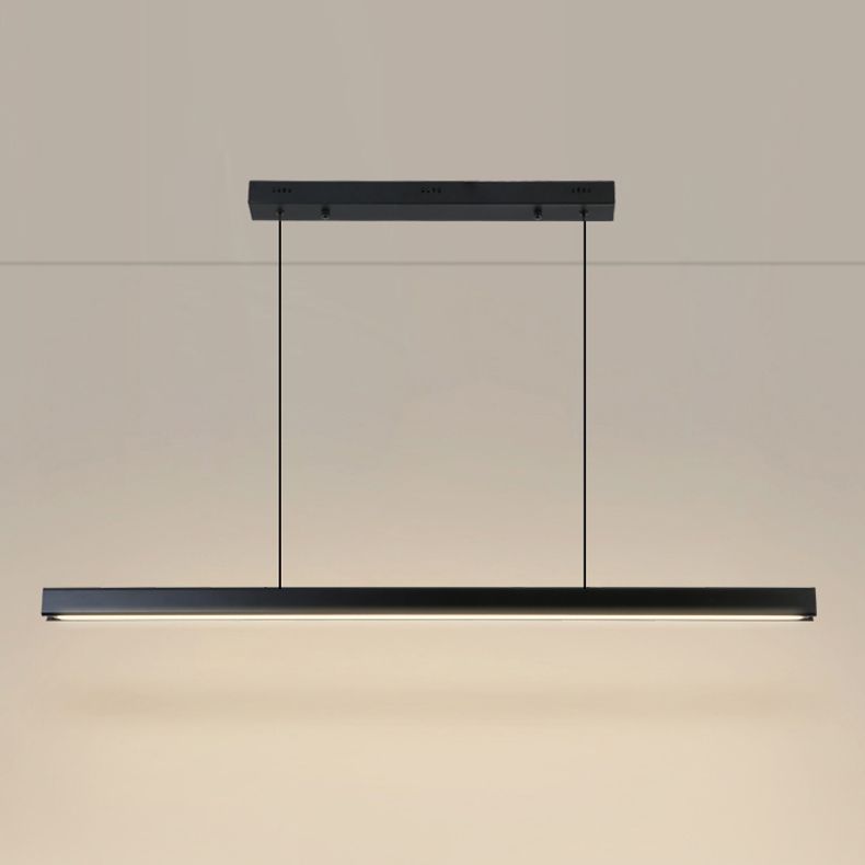 Gerade Form Island Light Modern 1 leichte LED Hängende Licht für Wohnzimmer