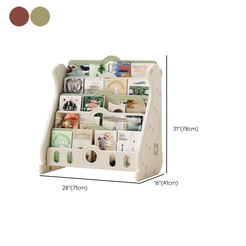 Scandinavian Children's Bookshelf Closed Back Freestanding Book Display