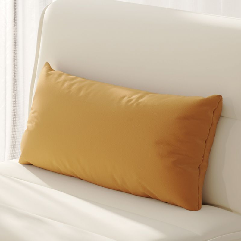 Pillow Back Convertible Sofa with Storage Glam Fabric Sofa Bed