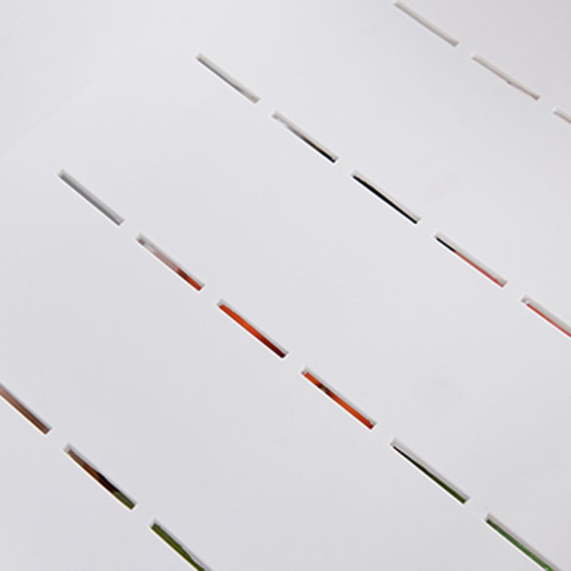 Plastic Geometric Bookcase Contemporary Style Open Back Shelf with Wheels