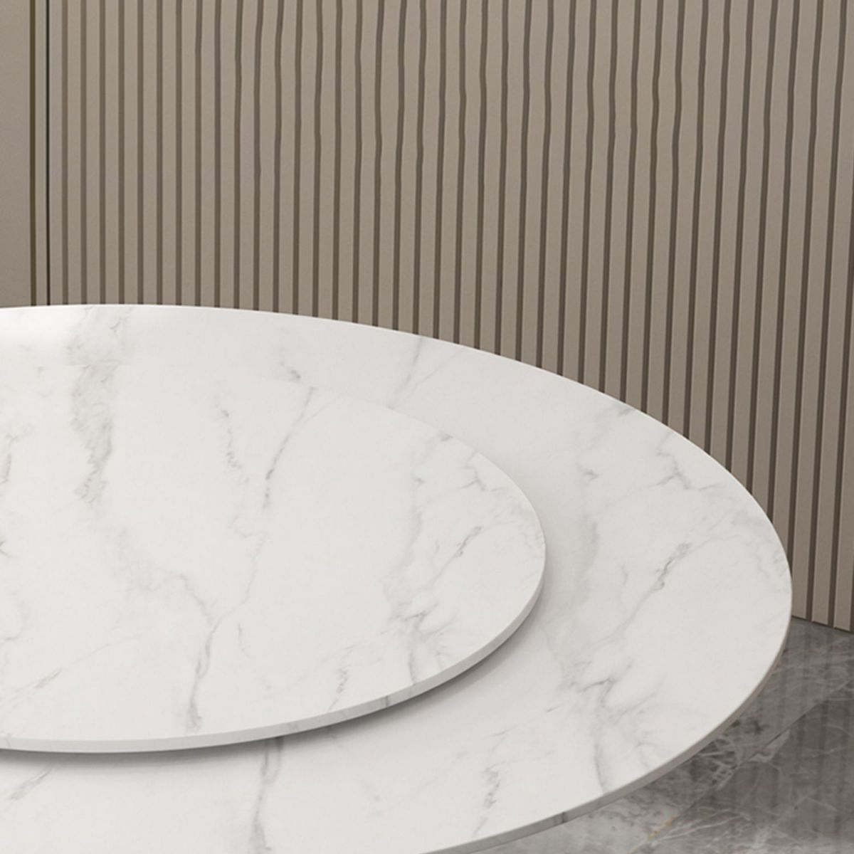 Glam 1/2/7 Pieces Dining Table Set Round Dining Table Set with Chair