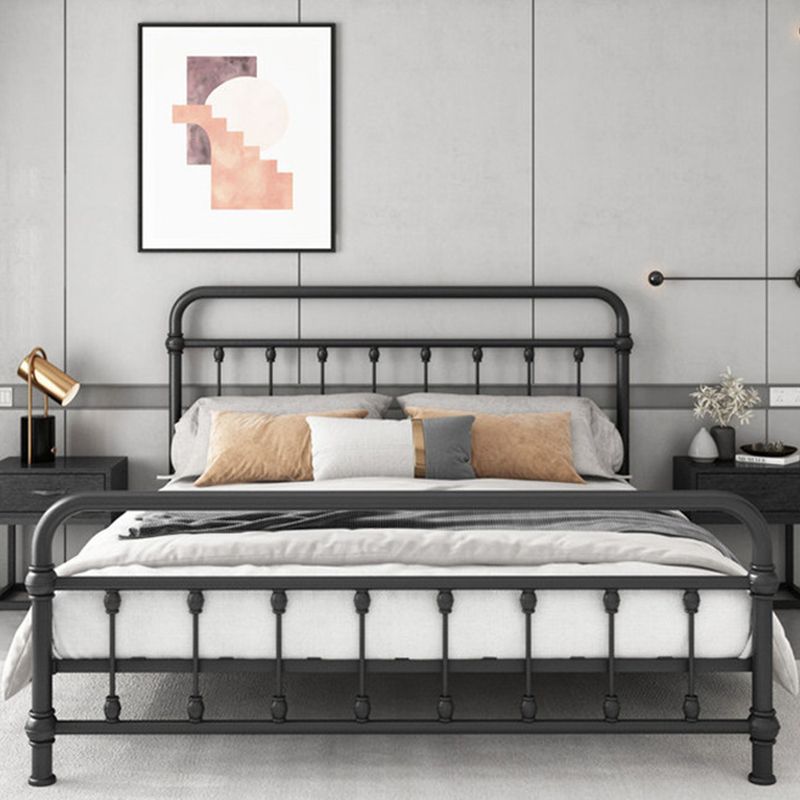 Modernism Metal Bed Frame with Headboard and Footboard 43.3" Bed Frame