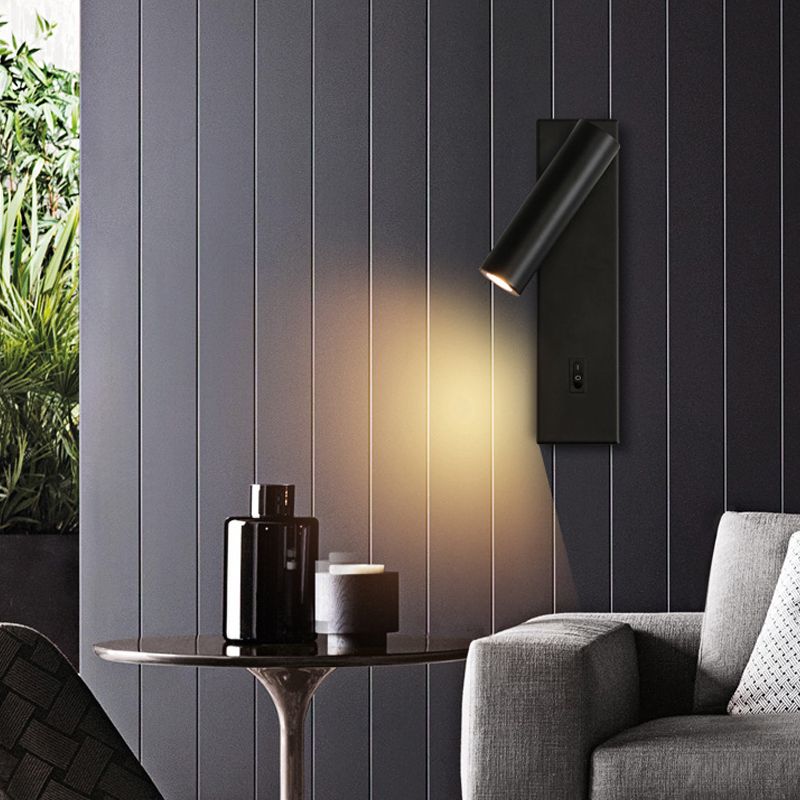 Noordse moderne stijl roteerbare wandbevestiging lamp armatuur led huis slaapkamer muur sconce