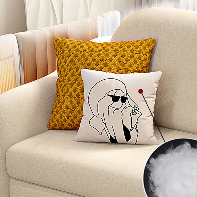 Glam Style Velvet Sleeper Sofa with Cushion Back in Metal Base