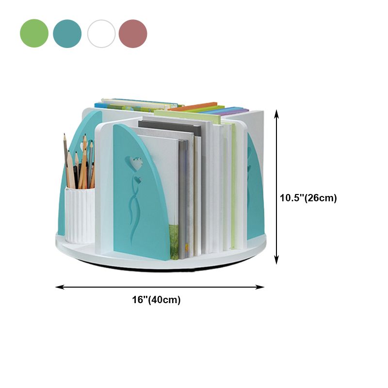 Engineered Wood Shelf Bookcase Contemporary Bookshelf for Office