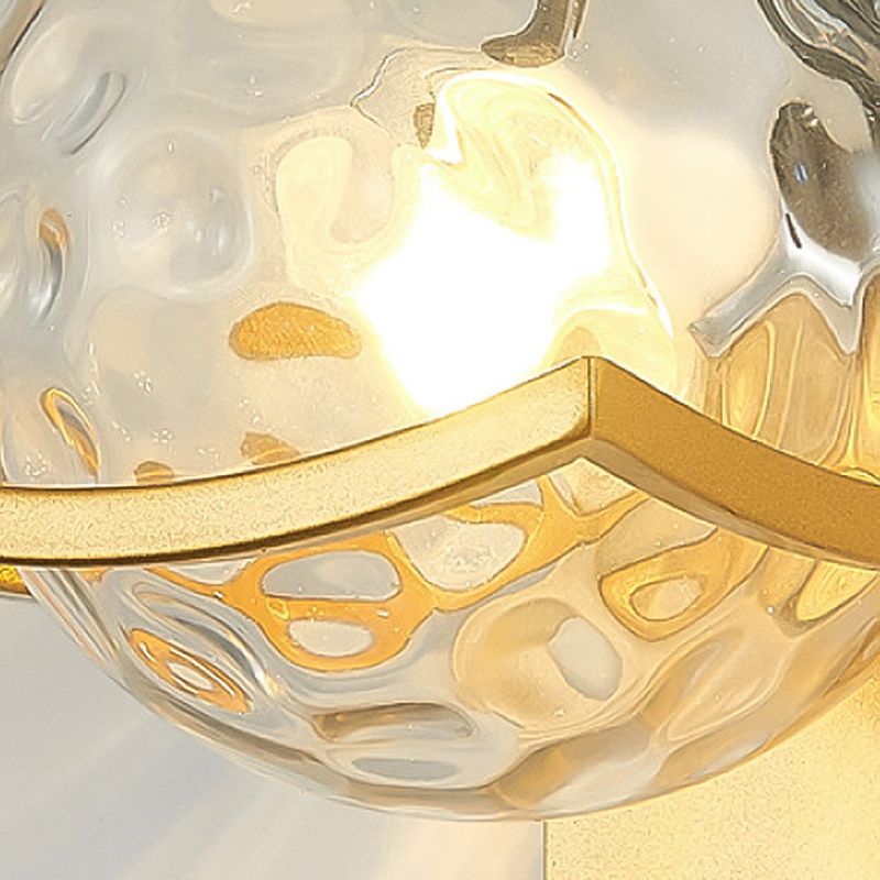 Modern Style Ball Wall Mounted Lamps Glass 1 Light Wall Lamps