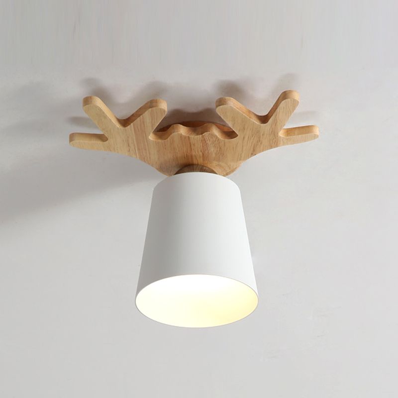 Cone Shaped Ceiling Mount Light Fixture Simple-Style Aisle Ceiling Light