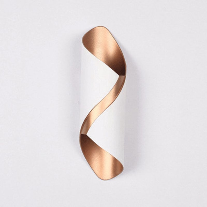Modern Style Unique Shape Wall Sconce Metal 2 Light Sconces for Corridor