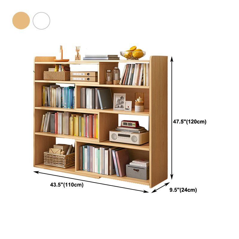 Flexible Bookshelf Contemporary Style Bookcase for Study Room and Office