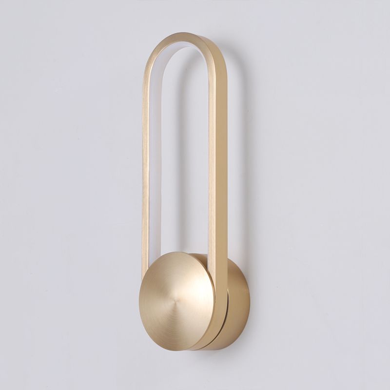 Modern Luxury LED Rotatable Wall Lamp Aluminium Oblong Wall Sconce with Silicone Shade